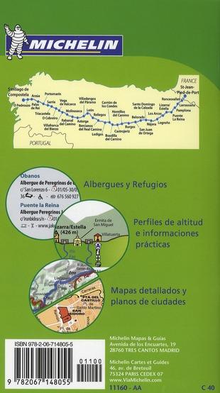 Camino de Santiago - Jakobsweg Spanien 1:150.000 - Michelin