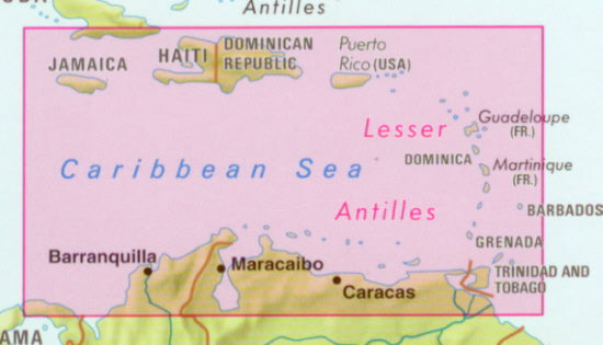 Caribbean/ Lesser Antilles - 1:2.500.000