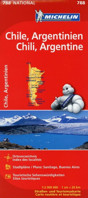 Chile Argentinien Michelin -  1:2.000.000