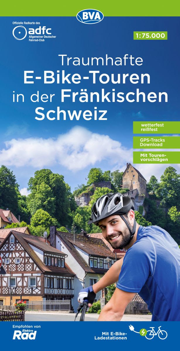 Fränkische Schweiz 1:75.000 Regionalkarte