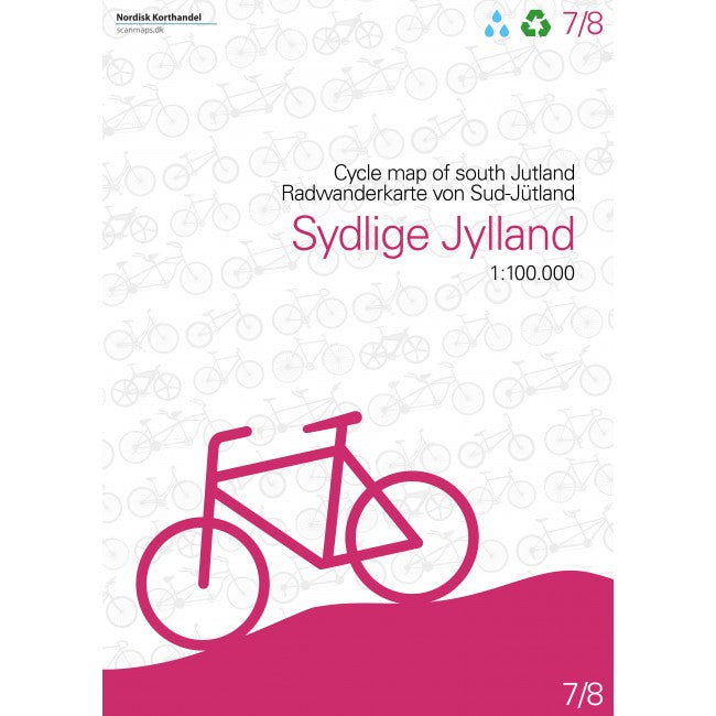 Südliches Jütland - Fahrradkarte 1:100.000