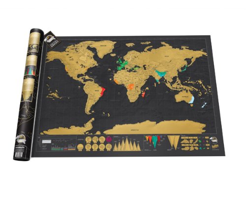 Luckies World Scratch Map Deluxe Edition