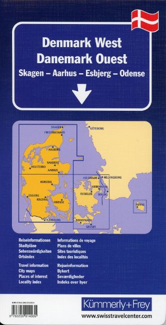 Dänemark West Regionalkarte 1:200.000 - Kümmerly und Frey