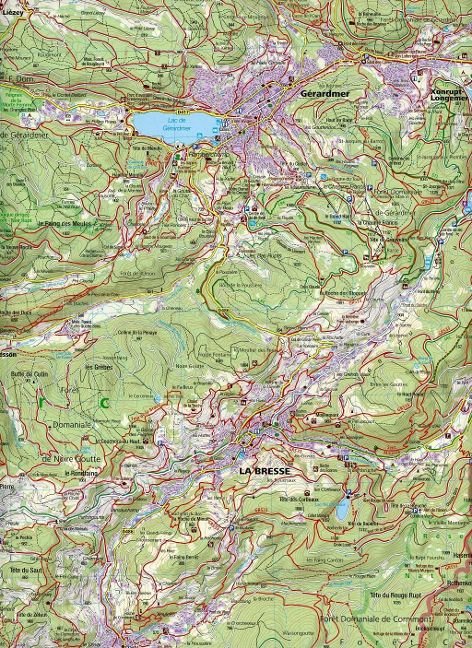 2222 Elsass, Vogesen Süd 1:50.000 - Kompass Wanderkarten