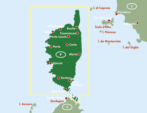 Korsika 1:150.000