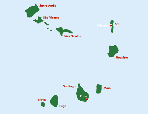 Kapverdische Inseln - 1:80.000