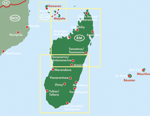 Madagaskar - 1:1.000.000