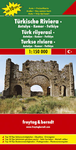 Antalya, Kemer und Fethiye - 1:150.000