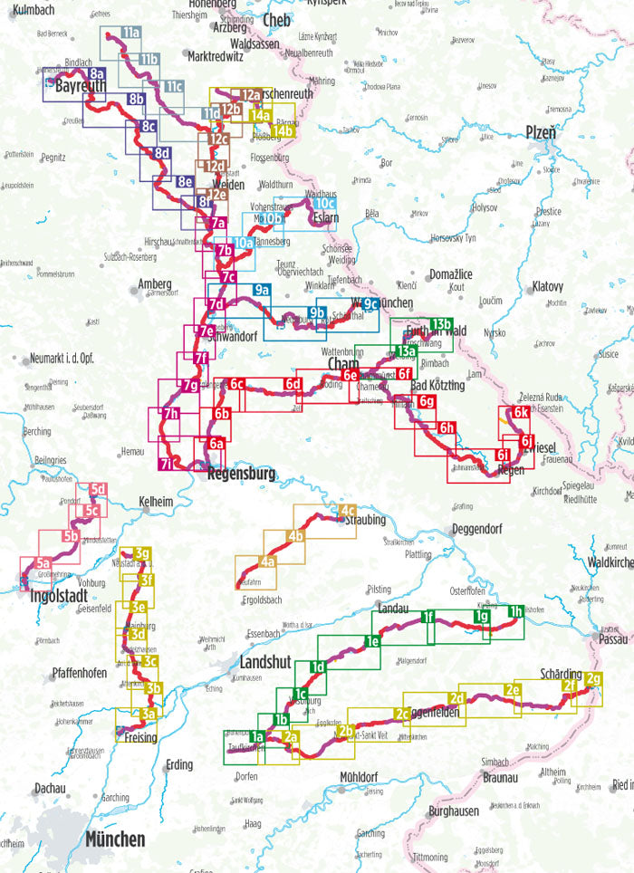 Niederbayern und Oberpfalz Fluss-Radwege - Bikeline Radtourenbuch