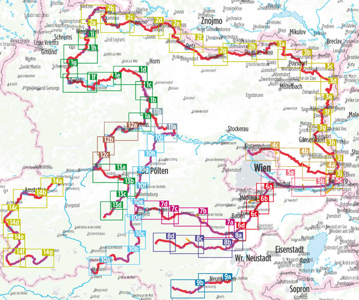 Niederösterreich Fluss-Radwege - Bikeline Radtourenbuch