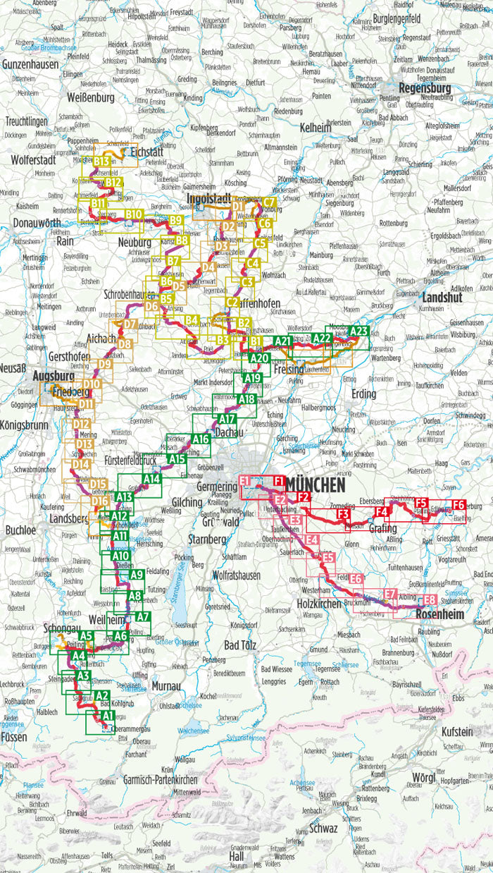 Oberbayern Fluss-Radwege - Bikeline Radtourenbuch