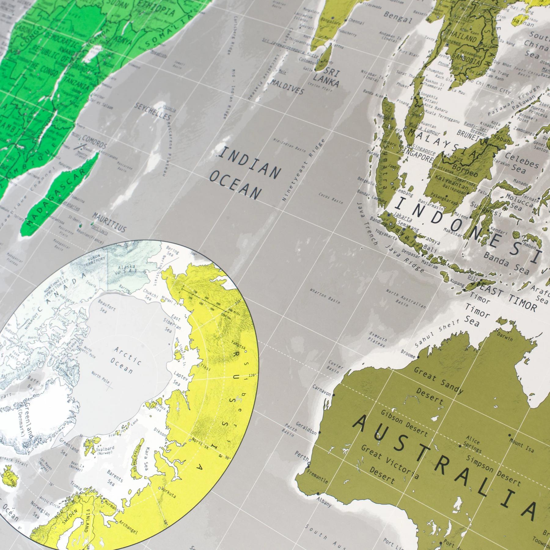 W68 World Future Map - The Future Mapping Company