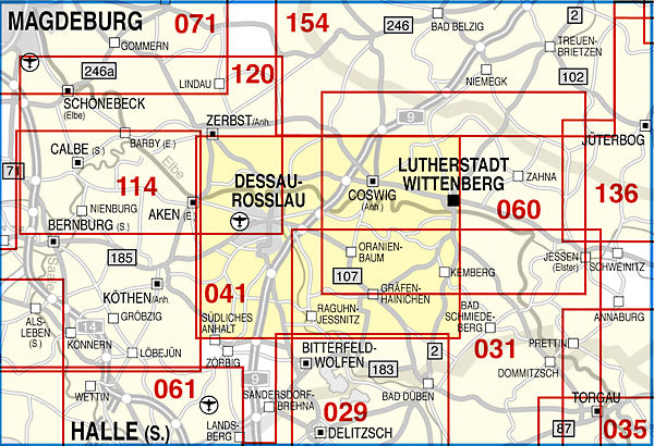 041 Gartenreich Dessau-Wörlitz und Umgebung 1:50.000