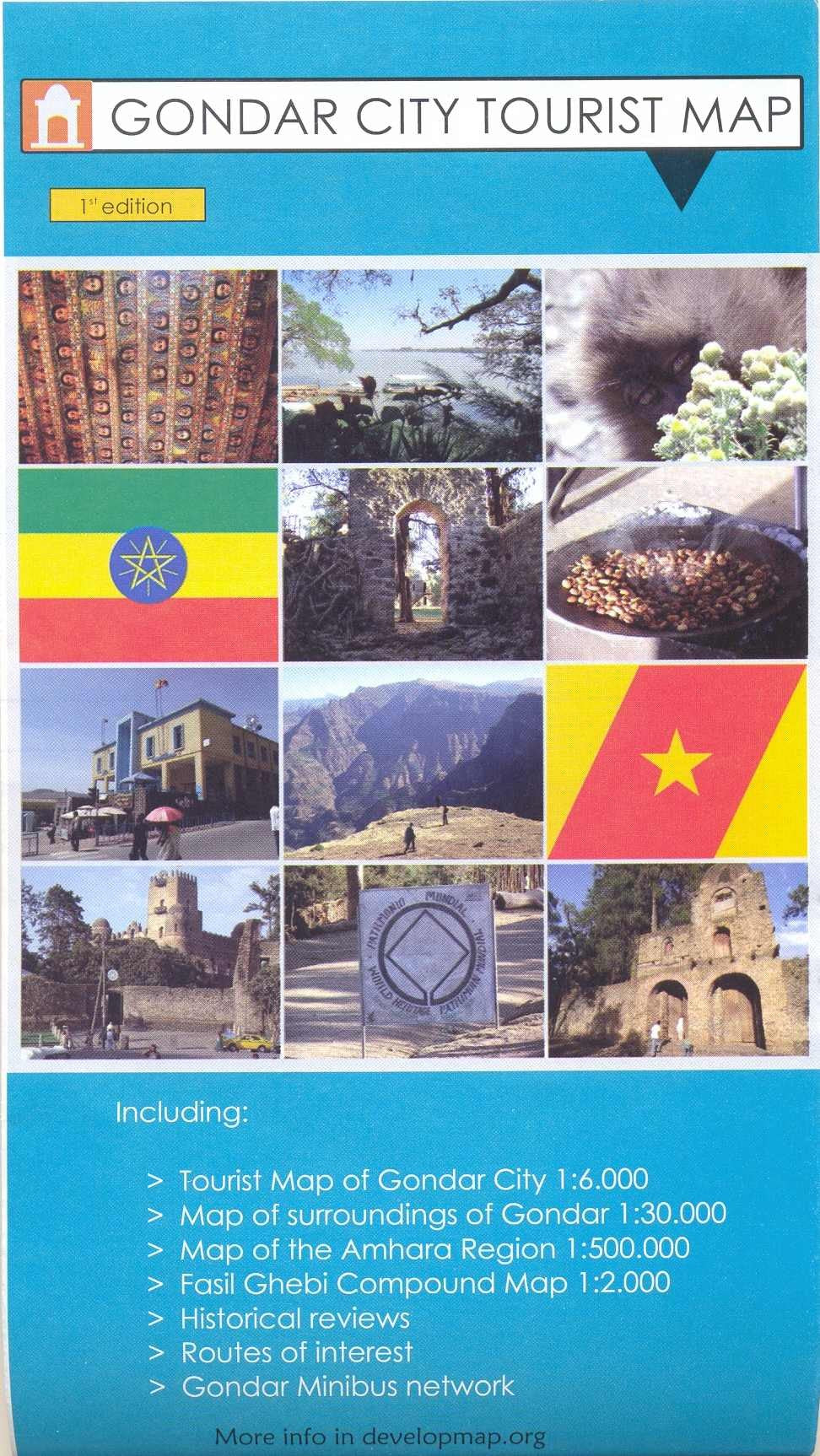 Gondar City Tourist Map