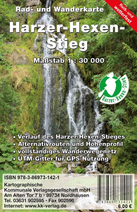 Harzer-Hexen-Stieg 1:30.000 - Wanderkarte