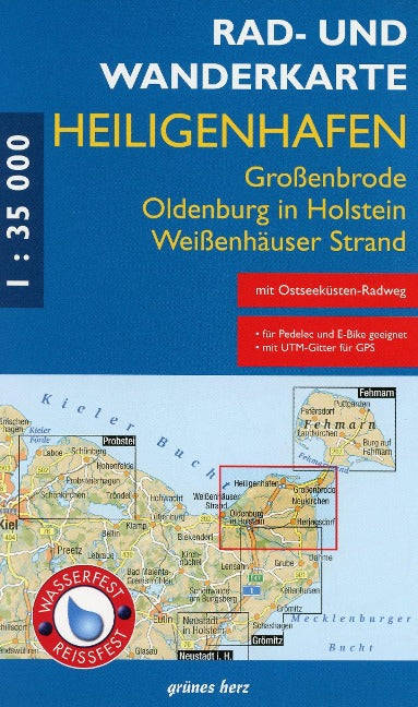 Rad- & Wanderkarte Heiligenhafen - 1:35.000