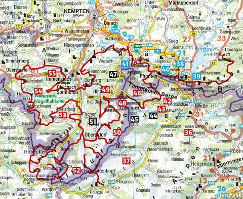 Himmelsstürmer Route - Wandertrilogie Allgäu - Rother Wanderführer