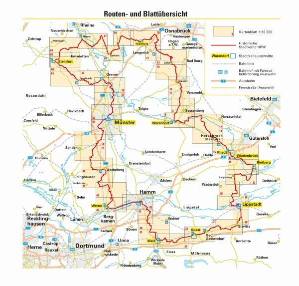Historische Stadtkerne NRW - ADFC-Radtourenführer