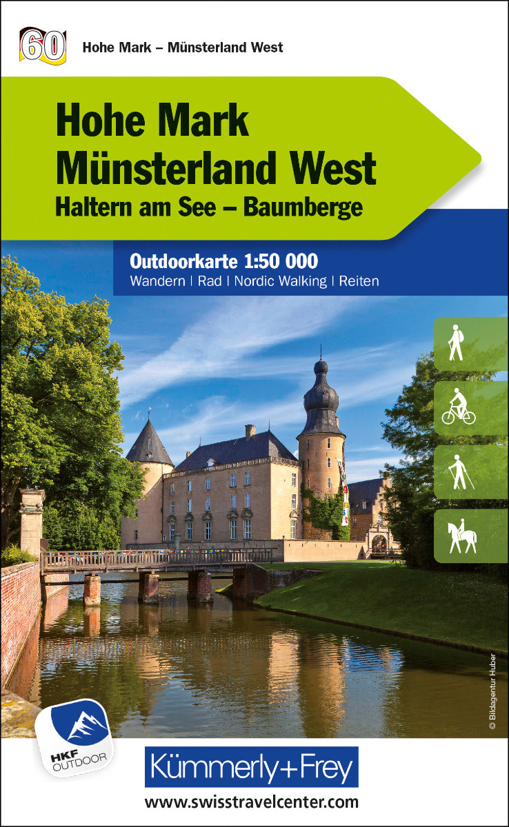 60 Hohe Mark - Münsterland West - Kümmerly und Frey - 1:50.000