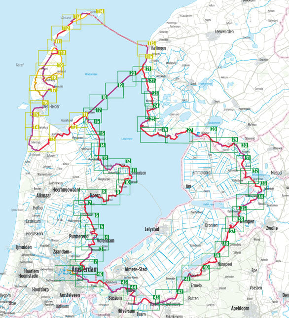 Rund ums IJsselmeer - Bikeline Radtourenbuch