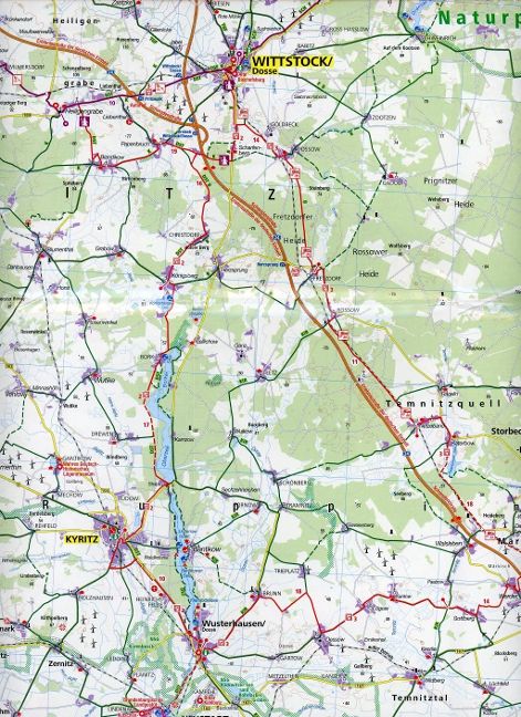 3705 Sachsen-Anhalt Nord 1:125.000 - Kompass Radtourenkarte