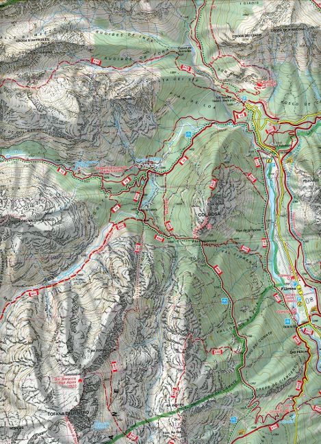 654 Cortina d'Ampezzo, Dolomiti Ampezzane 1:25.000 - Kompass Wanderkarte