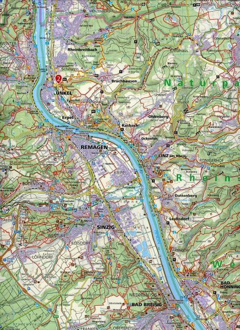 820 Bonn, Ahrtal 1:50 000 - Kompass Wanderkarten