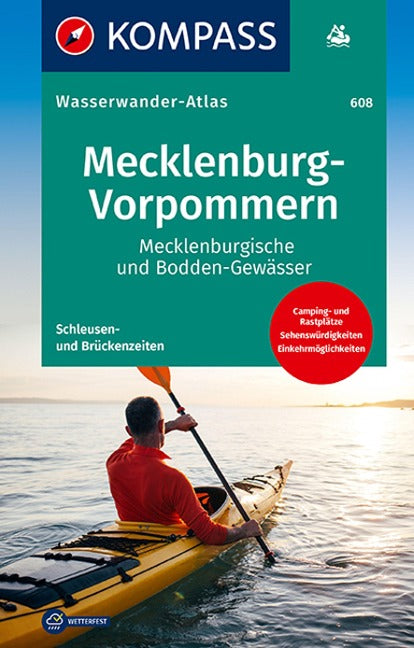 608 Mecklenburg - Vorpommern 1:100 000 - KOMPASS Wasserwanderatlas