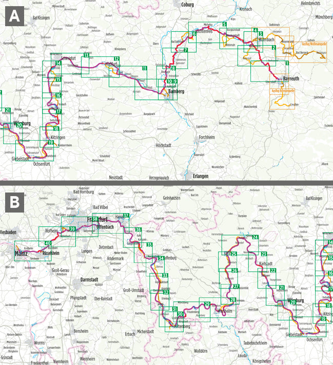 MainRadweg - Bikeline Radtourenbuch