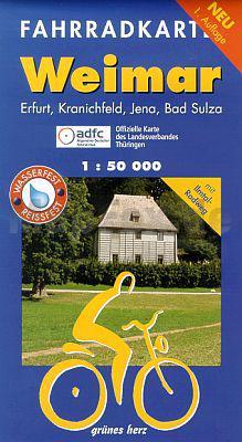 Fahrradkarte Weimar - 1:50.000