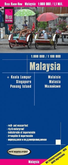 Malaysia (West 1:800.000 / Ost 1:1.100.000) - Reise Know How