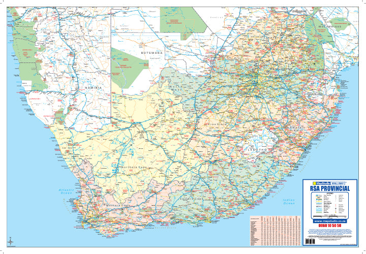Ü418 Südafrika politisch - 1:2 Mio.