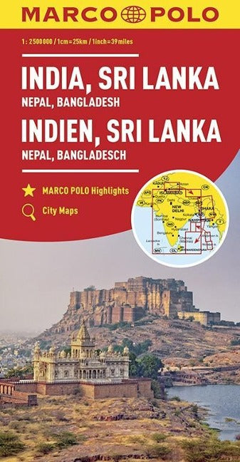 Marco Polo Indien / Sri Lanka 1:2,5 Mio.