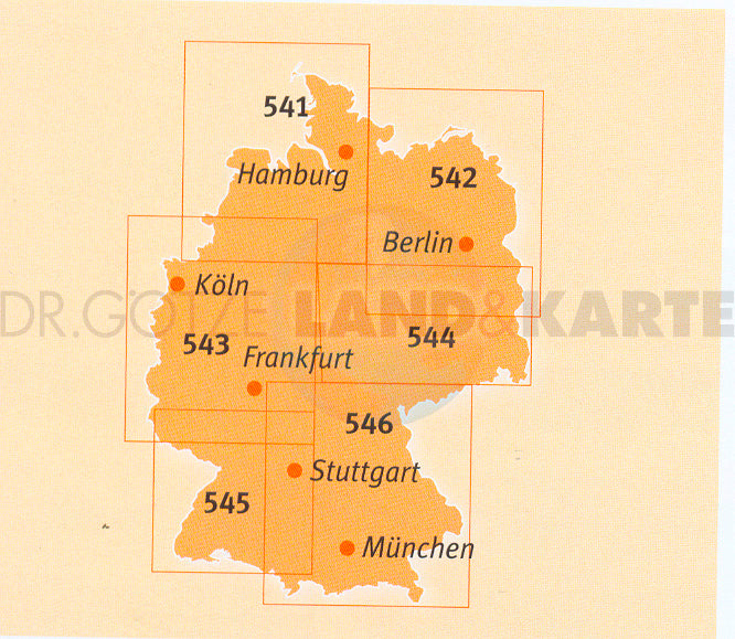 Michelin Regionalkarten Deutschland