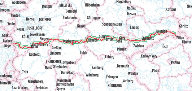 Mittellandroute - Bikeline Radtourenbuch