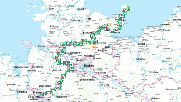 Mönchsweg - Bikeline Radtourenbuch