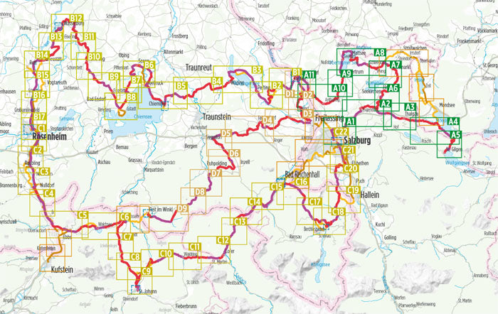 Mozart-Radweg - Bikeline Radtourenbuch