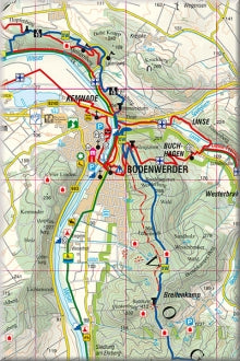 Weserbergland Nördlicher Teil 1:50.000 Wanderkarte