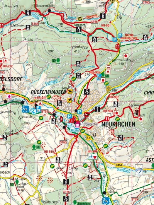"Rotkäppchenland" 1:50.000 - Rad- und Wanderkarte