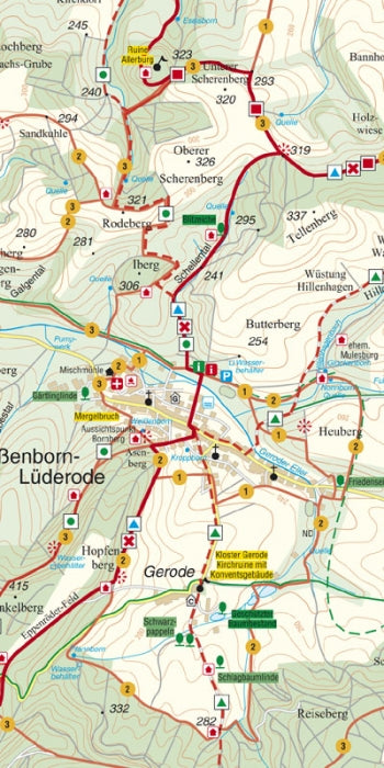 Eichsfeld-Südharz - Rad- und Wanderkarte 1:25.000