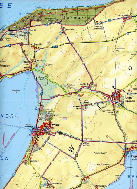 Rad- & Wanderkarten-Set Rügen & Hiddensee - 1:30.000