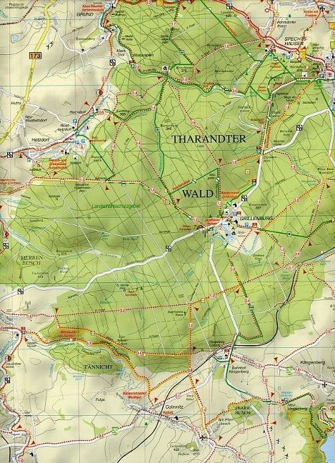 121 Freiberg, Tharandter Wald und Umgebung 1:35.000