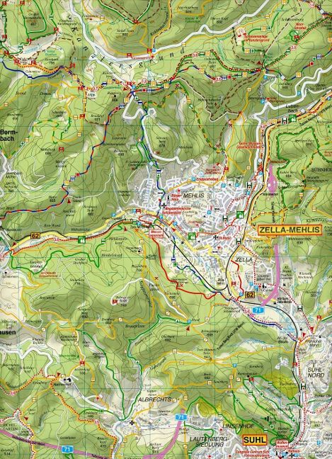 141 Suhl, Zella-Mehlis, Schleusingen und Umgebung 1:35.000