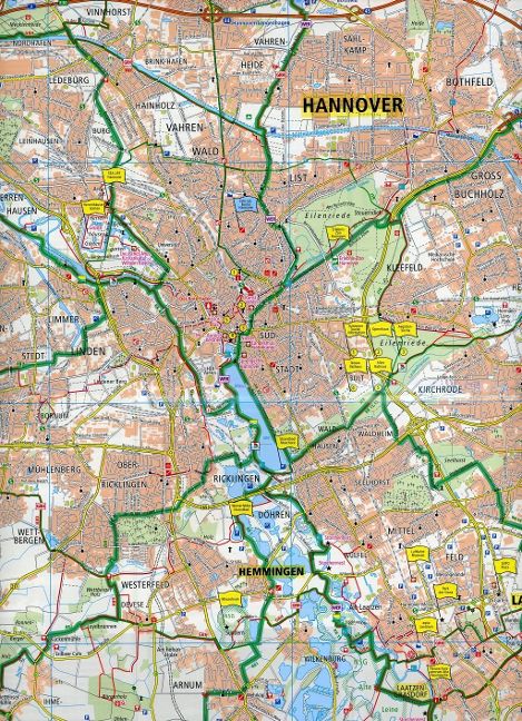 Hannover - Deister Rad- und Wanderkarte 1:50.000
