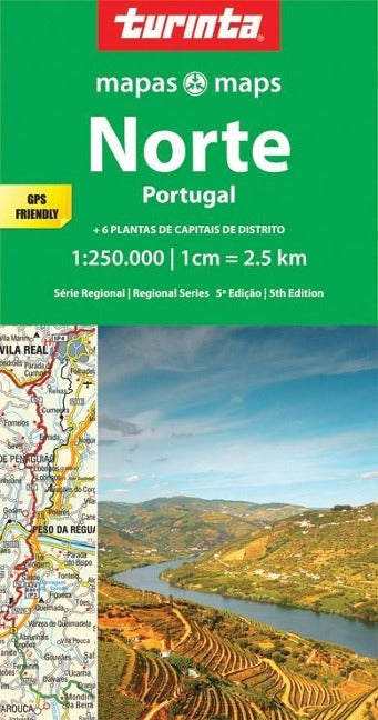 Norte Portugal Straßenkarte 1:250.000 - Turinta