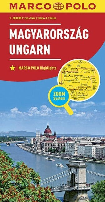 Marco Polo Länderkarte Ungarn 1:300.000