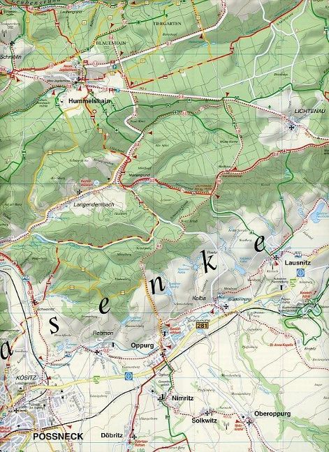 131 Orlasenke, Neustadt a. d. Orla, Pößneck und Umgebung 1:35.000