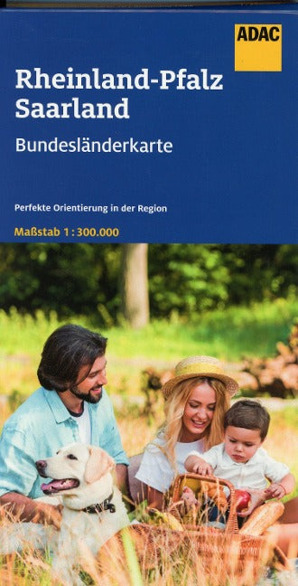 Rheinland-Pfalz und Saarland 1:250.000 - ADAC Bundesländerkarte