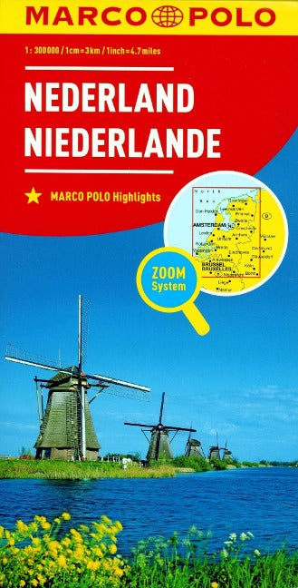 Marco Polo Länderkarte Niederlande 1:300.000