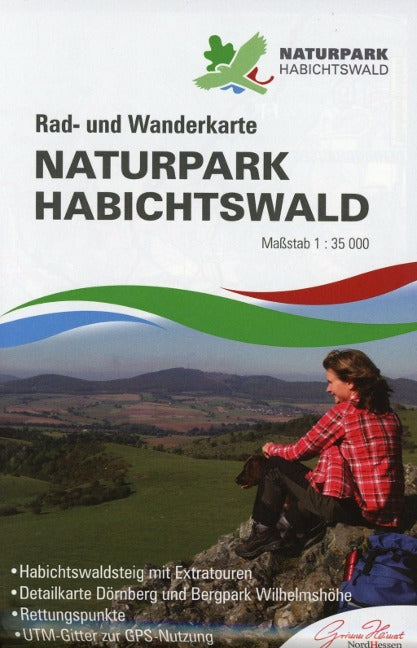 Naturpark Habichtswald 1:35.000 - Rad- und Wanderkarte
